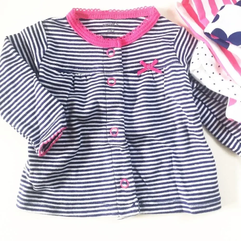 NEW Carter's newborn hats Matching Cardigan Newborn Bundle Deal